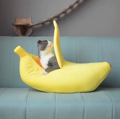 Banana Shape Pet Bed House-0