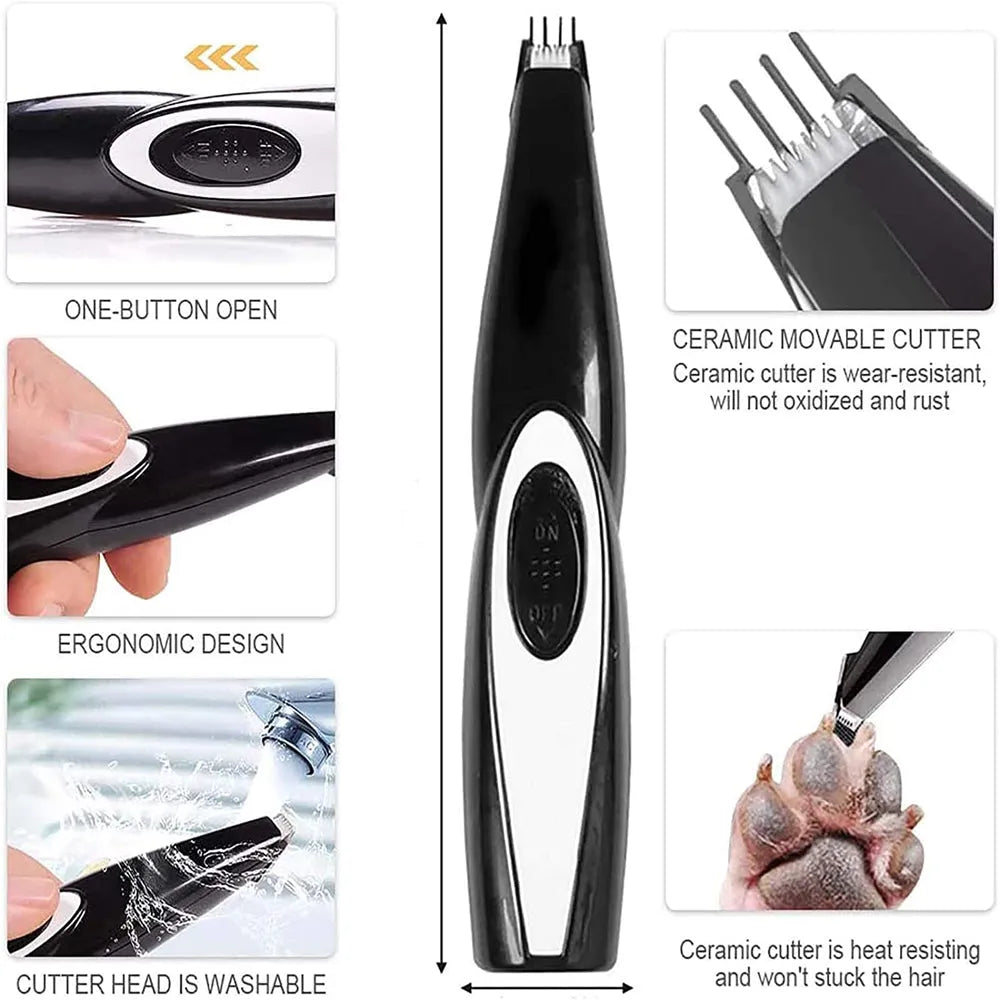 Vibe Geeks Electric Pet Hair Clipper and Trimmer Pet Grooming Tool- USB Charging-5