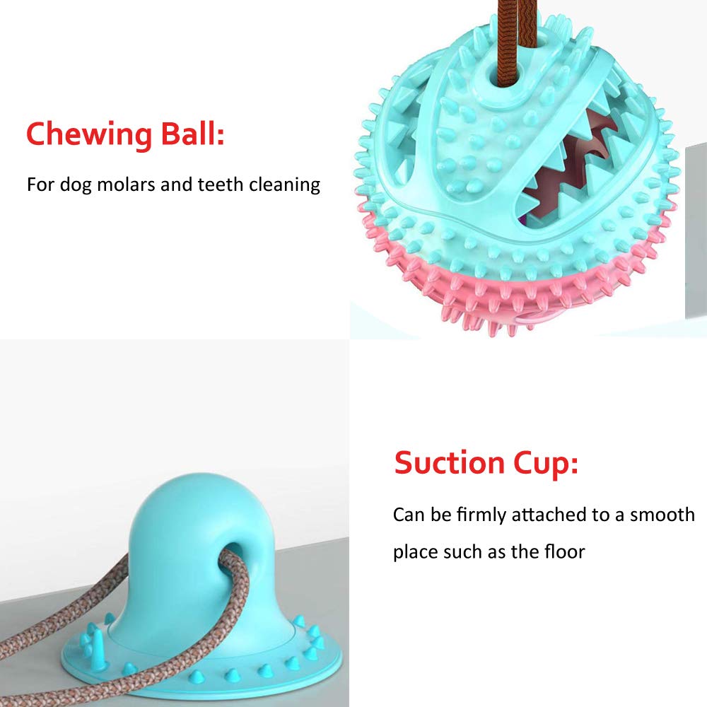 Pet Dog Toys Silicon Suction Cup Tug dog toy Dogs Push Ball Toy Pet Tooth Cleaning Dog Toothbrush for Puppy large Dog Biting Toy-16